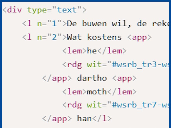 Bildkachel Daten/TEI